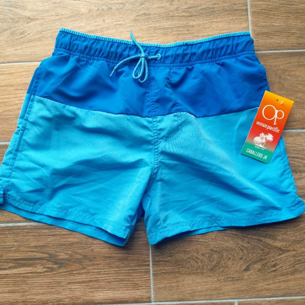Ocean Pacific Board Short - "Two Tone Blue"